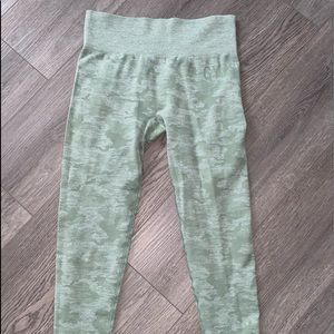 Green Camo Gymshark leggings